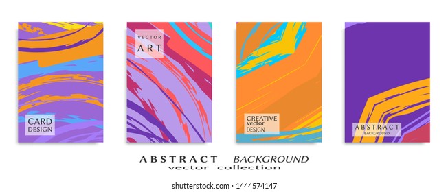 Abstract universal grunge art texture, web header template. Collage page, design for card, invitation, brochure brush strokes style, banner idea, book cover, booklet print, flyer sheet a4