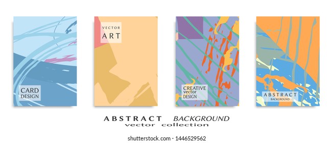 Abstract universal grunge art texture, web header template. Collage page, design for card, invitation, brochure brush strokes style, banner idea, book cover, booklet print, flyer sheet a4