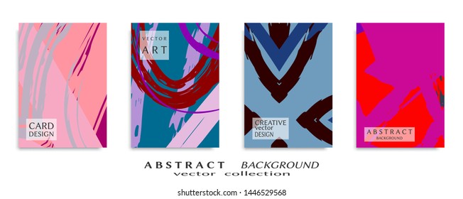 Abstract universal grunge art texture, web header template. Collage page, design for card, invitation, brochure brush strokes style, banner idea, book cover, booklet print, flyer sheet a4