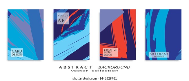 Abstract universal grunge art texture, web header template. Collage page, design for card, invitation, brochure brush strokes style, banner idea, book cover, booklet print, flyer sheet a4