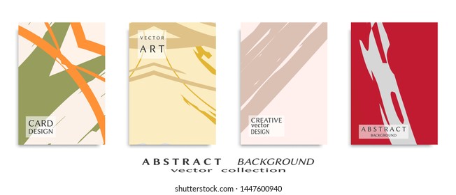 Abstract universal grunge art texture, web header template. Collage page, design for card, invitation, brochure brush strokes style, banner idea, book cover, booklet print, flyer sheet a4