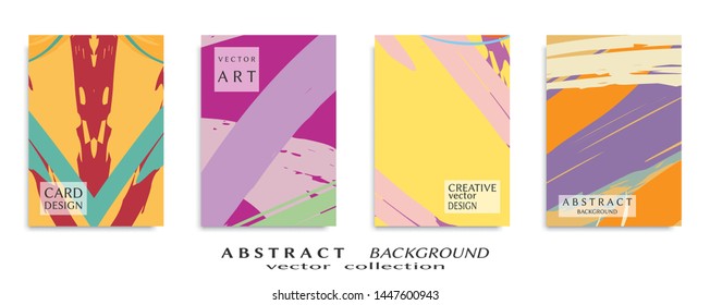 Abstract universal grunge art texture, web header template. Collage page, design for card, invitation, brochure brush strokes style, banner idea, book cover, booklet print, flyer sheet a4