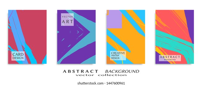 Abstract universal grunge art texture, web header template. Collage page, design for card, invitation, brochure brush strokes style, banner idea, book cover, booklet print, flyer sheet a4