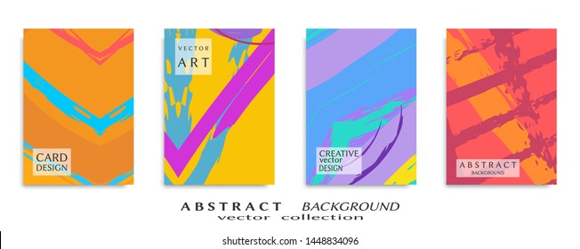 Abstract universal grunge art texture, web header template. Collage page, design for card, invitation, brochure brush strokes style, banner idea, book cover, booklet print, flyer sheet a4