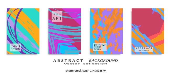 Abstract universal grunge art texture, web header template. Collage page, design for card, invitation, brochure brush strokes style, banner idea, book cover, booklet print, flyer sheet a4