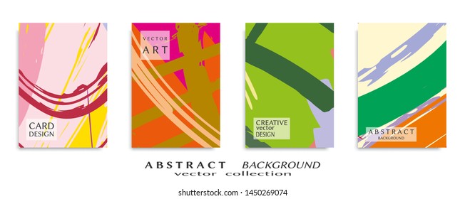 Abstract universal grunge art texture, web header template. Collage page, design for card, invitation, brochure brush strokes style, banner idea, book cover, booklet print, flyer sheet a4