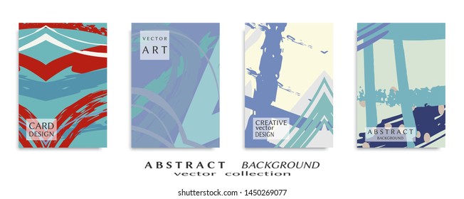 Abstract universal grunge art texture, web header template. Collage page, design for card, invitation, brochure brush strokes style, banner idea, book cover, booklet print, flyer sheet a4