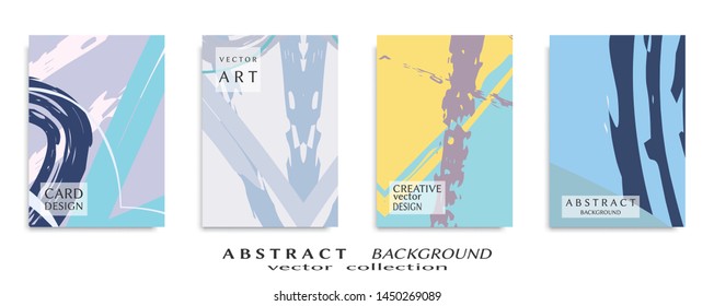 Abstract universal grunge art texture, web header template. Collage page, design for card, invitation, brochure brush strokes style, banner idea, book cover, booklet print, flyer sheet a4