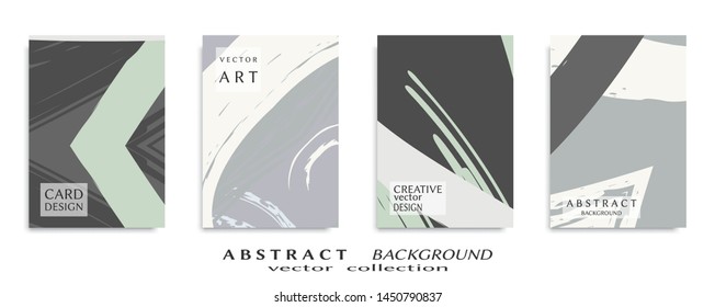 Abstract universal grunge art texture, web header template. Collage page, design for card, invitation, brochure brush strokes style, banner idea, book cover, booklet print, flyer sheet a4