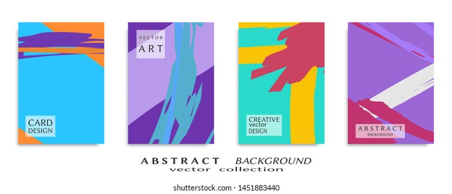 Abstract universal grunge art texture, web header template. Collage page, design for card, invitation, brochure brush strokes style, banner idea, book cover, booklet print, flyer sheet a4