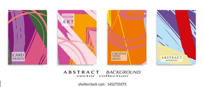 Abstract universal grunge art texture, web header template. Collage page, design for card, invitation, brochure brush strokes style, banner idea, book cover, booklet print, flyer sheet a4
