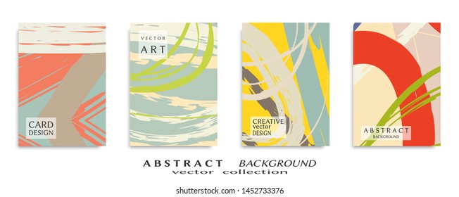 Abstract universal grunge art texture, web header template. Collage page, design for card, invitation, brochure brush strokes style, banner idea, book cover, booklet print, flyer sheet a4