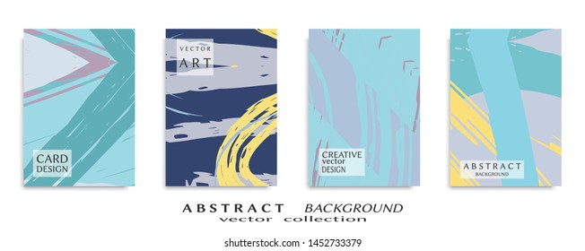 Abstract universal grunge art texture, web header template. Collage page, design for card, invitation, brochure brush strokes style, banner idea, book cover, booklet print, flyer sheet a4