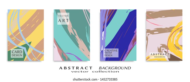 Abstract universal grunge art texture, web header template. Collage page, design for card, invitation, brochure brush strokes style, banner idea, book cover, booklet print, flyer sheet a4