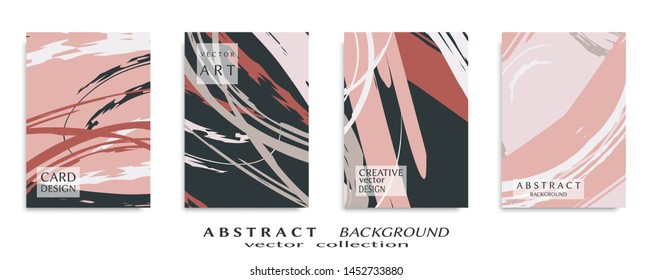 Abstract universal grunge art texture, web header template. Collage page, design for card, invitation, brochure brush strokes style, banner idea, book cover, booklet print, flyer sheet a4