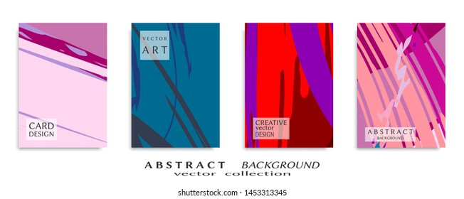 Abstract universal grunge art texture, web header template. Collage page, design for card, invitation, brochure brush strokes style, banner idea, book cover, booklet print, flyer sheet a4