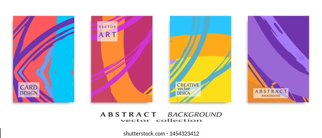 Abstract universal grunge art texture, web header template. Collage page, design for card, invitation, brochure brush strokes style, banner idea, book cover, booklet print, flyer sheet a4
