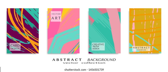 Abstract universal grunge art texture, web header template. Collage page, design for card, invitation, brochure brush strokes style, banner idea, book cover, booklet print, flyer sheet a4