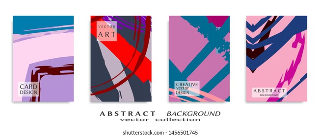 Abstract universal grunge art texture, web header template. Collage page, design for card, invitation, brochure brush strokes style, banner idea, book cover, booklet print, flyer sheet a4
