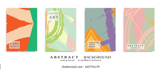 Abstract universal grunge art texture, web header template. Collage page, design for card, invitation, brochure brush strokes style, banner idea, book cover, booklet print, flyer sheet a4