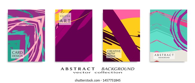 Abstract universal grunge art texture, web header template. Collage page, design for card, invitation, brochure brush strokes style, banner idea, book cover, booklet print, flyer sheet a4