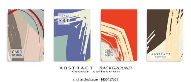 Abstract universal grunge art texture, web header template. Collage page, design for card, invitation, brochure brush strokes style, banner idea, book cover, booklet print, flyer sheet a4