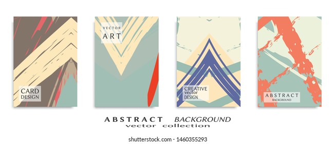 Abstract universal grunge art texture, web header template. Collage page, design for card, invitation, brochure brush strokes style, banner idea, book cover, booklet print, flyer sheet a4