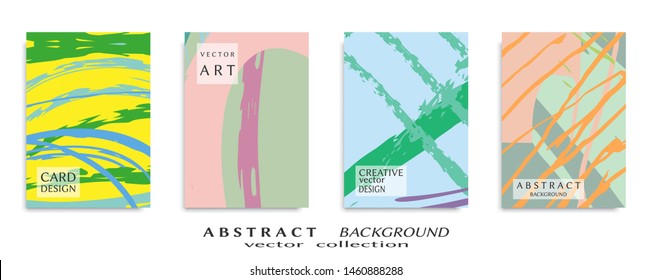 Abstract universal grunge art texture, web header template. Collage page, design for card, invitation, brochure brush strokes style, banner idea, book cover, booklet print, flyer sheet a4