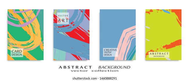 Abstract universal grunge art texture, web header template. Collage page, design for card, invitation, brochure brush strokes style, banner idea, book cover, booklet print, flyer sheet a4
