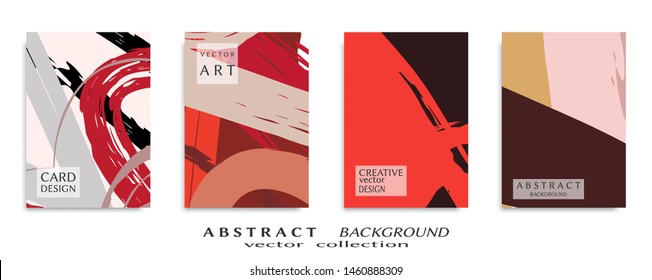 Abstract universal grunge art texture, web header template. Collage page, design for card, invitation, brochure brush strokes style, banner idea, book cover, booklet print, flyer sheet a4