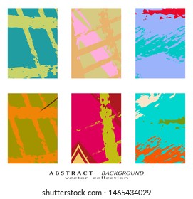 Abstract universal grunge art texture, web header template. Collage page, design for card, invitation, brochure brush strokes style, banner idea, book cover, booklet print, flyer sheet a4