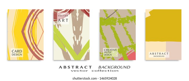 Abstract universal grunge art texture, web header template. Collage page, design for card, invitation, brochure brush strokes style, banner idea, book cover, booklet print, flyer sheet a4