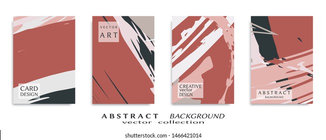 Abstract universal grunge art texture, web header template. Collage page, design for card, invitation, brochure brush strokes style, banner idea, book cover, booklet print, flyer sheet a4