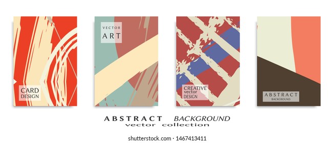 Abstract universal grunge art texture, web header template. Collage page, design for card, invitation, brochure brush strokes style, banner idea, book cover, booklet print, flyer sheet a4