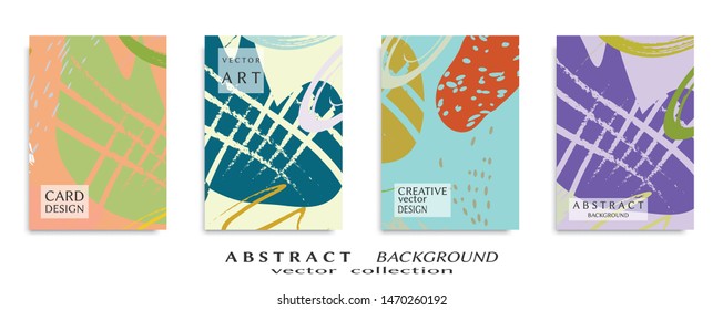 Abstract universal grunge art texture, web header template. Collage page, design for card, invitation, brochure brush strokes style, banner idea, book cover, booklet print, flyer sheet a4