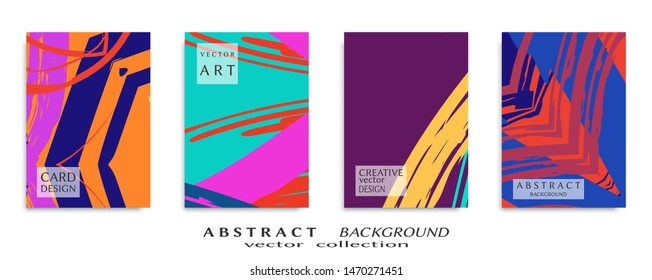 Abstract universal grunge art texture, web header template. Collage page, design for card, invitation, brochure brush strokes style, banner idea, book cover, booklet print, flyer sheet a4