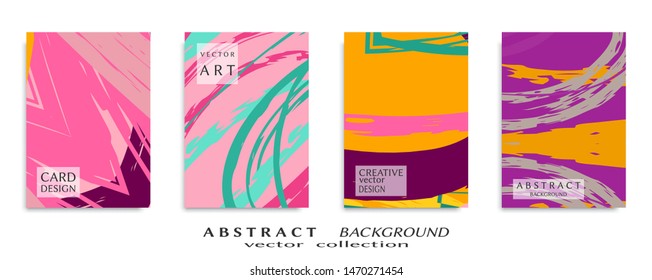 Abstract universal grunge art texture, web header template. Collage page, design for card, invitation, brochure brush strokes style, banner idea, book cover, booklet print, flyer sheet a4