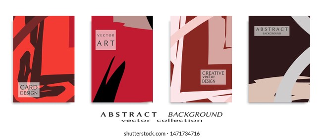 Abstract universal grunge art texture, web header template. Collage page, design for card, invitation, brochure brush strokes style, banner idea, book cover, booklet print, flyer sheet a4