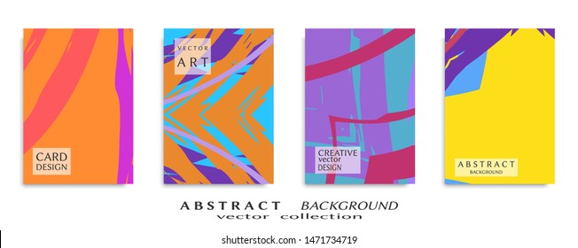 Abstract universal grunge art texture, web header template. Collage page, design for card, invitation, brochure brush strokes style, banner idea, book cover, booklet print, flyer sheet a4