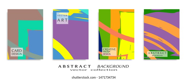 Abstract universal grunge art texture, web header template. Collage page, design for card, invitation, brochure brush strokes style, banner idea, book cover, booklet print, flyer sheet a4