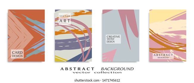 Abstract universal grunge art texture, web header template. Collage page, design for card, invitation, brochure brush strokes style, banner idea, book cover, booklet print, flyer sheet a4