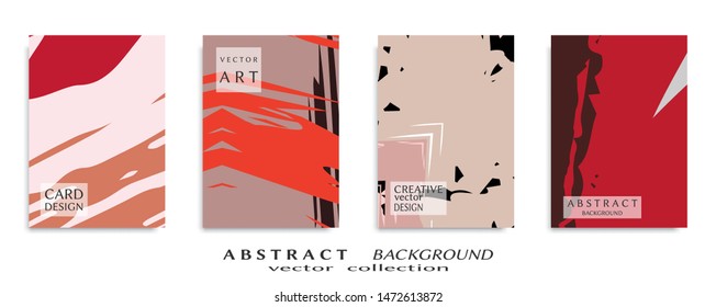 Abstract universal grunge art texture, web header template. Collage page, design for card, invitation, brochure brush strokes style, banner idea, book cover, booklet print, flyer sheet a4