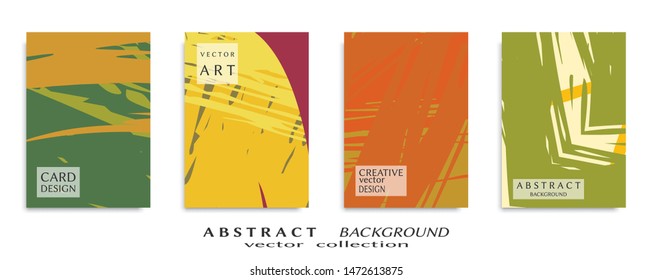 Abstract universal grunge art texture, web header template. Collage page, design for card, invitation, brochure brush strokes style, banner idea, book cover, booklet print, flyer sheet a4