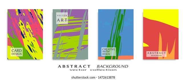 Abstract universal grunge art texture, web header template. Collage page, design for card, invitation, brochure brush strokes style, banner idea, book cover, booklet print, flyer sheet a4