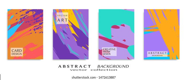 Abstract universal grunge art texture, web header template. Collage page, design for card, invitation, brochure brush strokes style, banner idea, book cover, booklet print, flyer sheet a4
