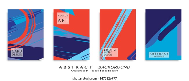 Abstract universal grunge art texture, web header template. Collage page, design for card, invitation, brochure brush strokes style, banner idea, book cover, booklet print, flyer sheet a4