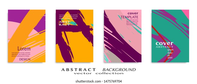 Abstract universal grunge art texture, web header template. Collage page, design for card, invitation, brochure brush strokes style, banner idea, book cover, booklet print, flyer sheet a4