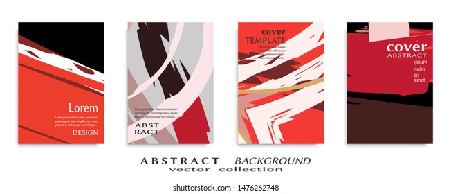 Abstract universal grunge art texture, web header template. Collage page, design for card, invitation, brochure brush strokes style, banner idea, book cover, booklet print, flyer sheet a4