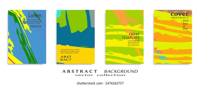 Abstract universal grunge art texture, web header template. Collage page, design for card, invitation, brochure brush strokes style, banner idea, book cover, booklet print, flyer sheet a4