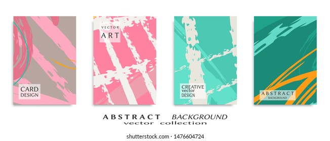 Abstract universal grunge art texture, web header template. Collage page, design for card, invitation, brochure brush strokes style, banner idea, book cover, booklet print, flyer sheet a4